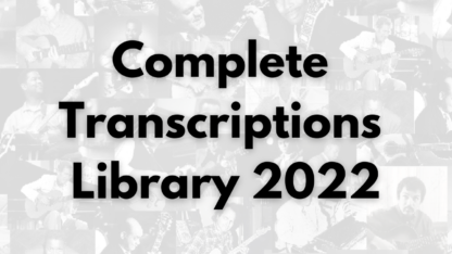 'Complete Transcriptions Library' (2022)