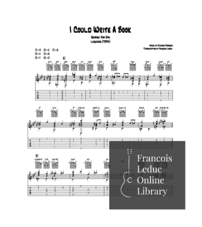 George Van Eps - I Could Write A Book